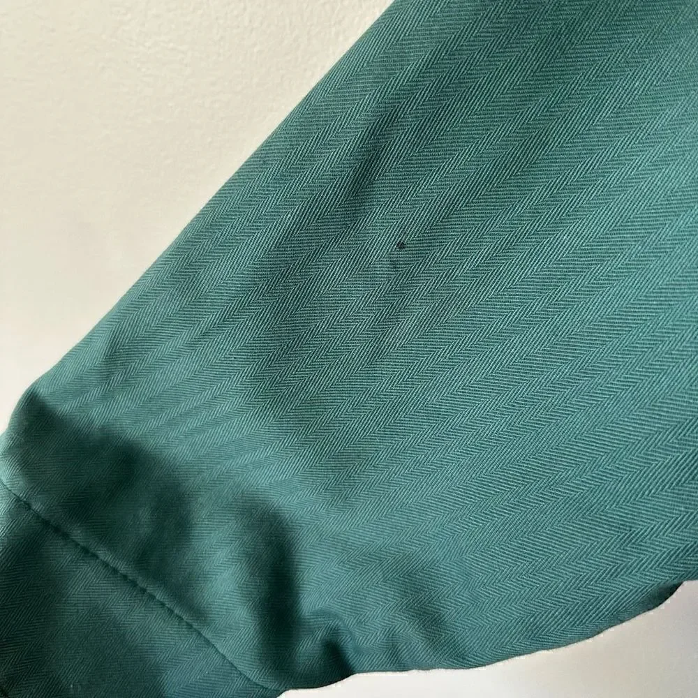 Big Mac JCPenney Vintage RARE Color Men’s Teal Green Mechanic Work Coveralls Jum - Picture 8 of 15